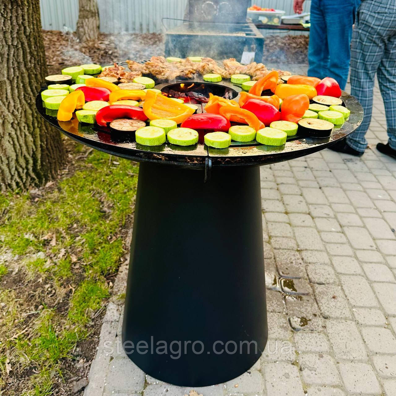 Кострова чаша  Kozak Tower Grill 760мм (вкрита вогнетривкою фарбою)., фото 1