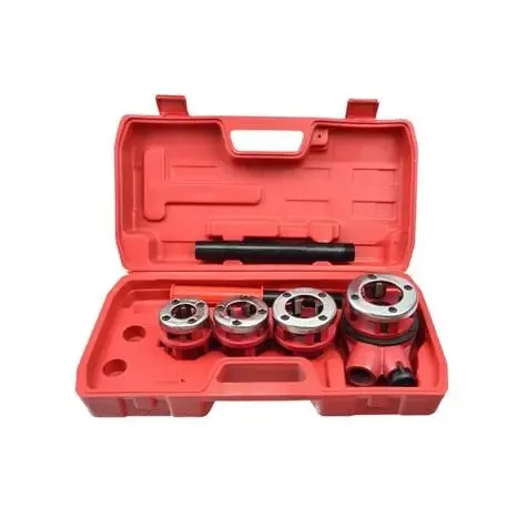 Набір плашок для нарізки різьблення 1/2" - 1.1/4" 4 ел. Geko G01000, фото 1