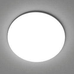 Врізний світлодіодний світильник RDL-36W R225 WHITE Luminaria 5000K 3500Lm 220V IP20 225х25мм матовий білий