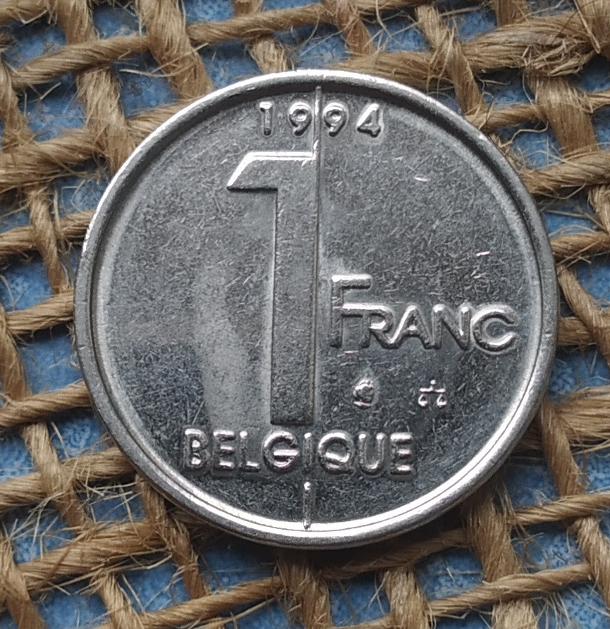 1 франк 1994 року. Бельгiя