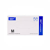 Рукавички нітрилові сині SEF - XL (100шт.уп), 10уп/ящ