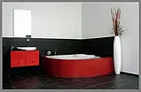 Ванна акрилова Besco Ada 140x90 права, асиметрична, фото 5