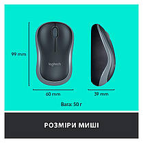 Комплект безпровідний мишка+клавіатура Logitech MK270 Wireless Combo, фото 6