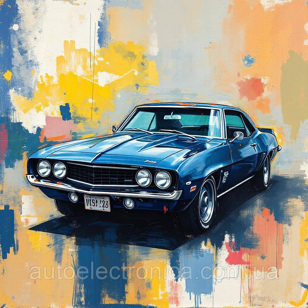 Картина на полотні "Сhevrolet Сamaro 1969" | ССС 7.6.1969, фото 1