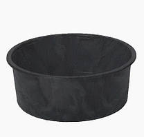 Таз, 15 L будівельний підсилений, чорний