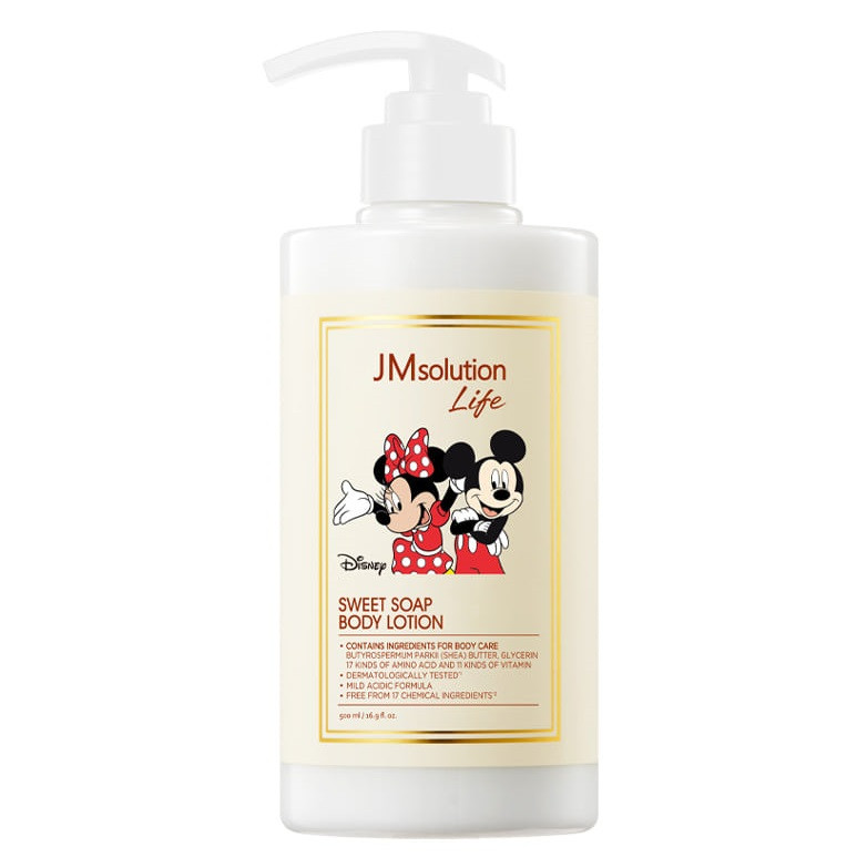 Лосьйон для тіла з ароматом мускусу та маку JMsolution Life Disney Sweet Soap Body Lotion 500 мл