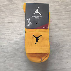 Помаранчеві шкарпетки Джордан Jordan Legacy Crew спортивні баскетбольні