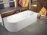 Ванна акрилова Besco Avita 150x75 права, асиметрична, фото 4