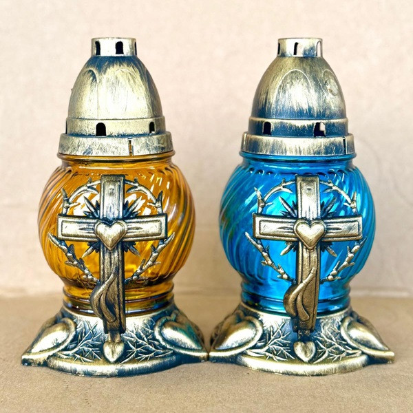 Лампадка скляна 18 год. (20 см) 1/9 (404), фото 1