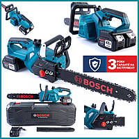 Бесщеточная аккумуляторная пила BOSCH GSR350iW (48V, 6Ah) Мощная пила Бош с шиной 40 см qr