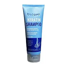 Зволожуючий безсульфатний шампунь Bloom Keratin Moisturizing Shampoo 250 мл (1263363)