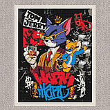 Алмазна мозаїка/вишивка Том і Джері 40*50 см Орігамі OD 3459, фото 5