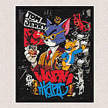 Алмазна мозаїка/вишивка Том і Джері 40*50 см Орігамі OD 3459, фото 6