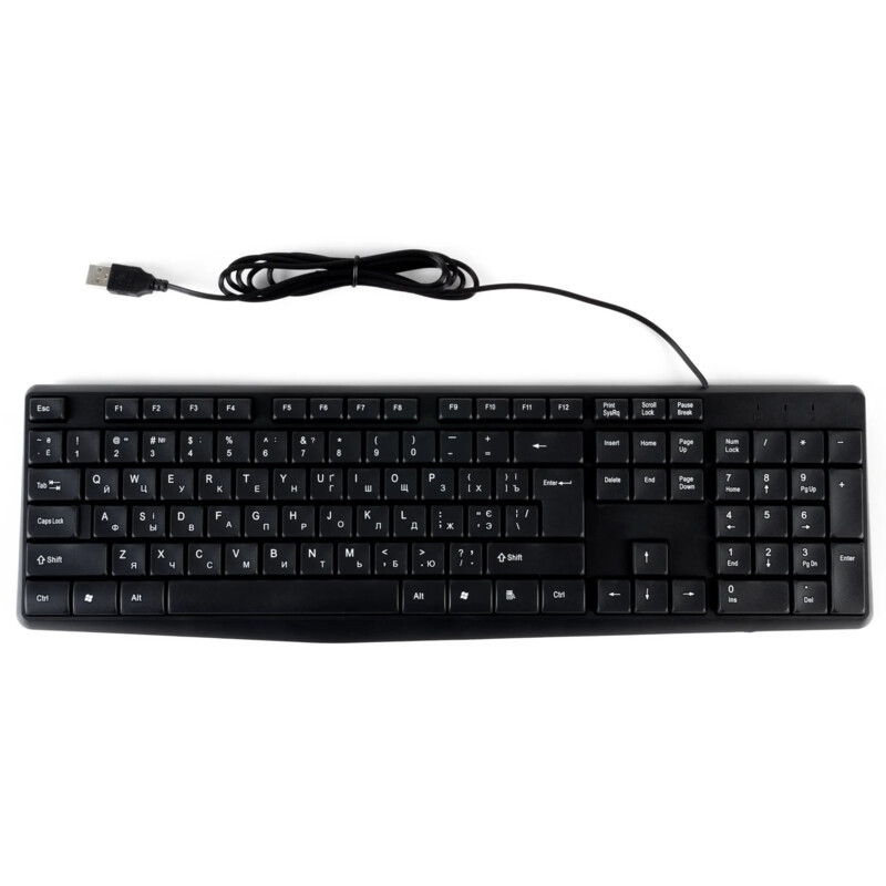Клавіатура COBRA GK-103 Ukr Black USB