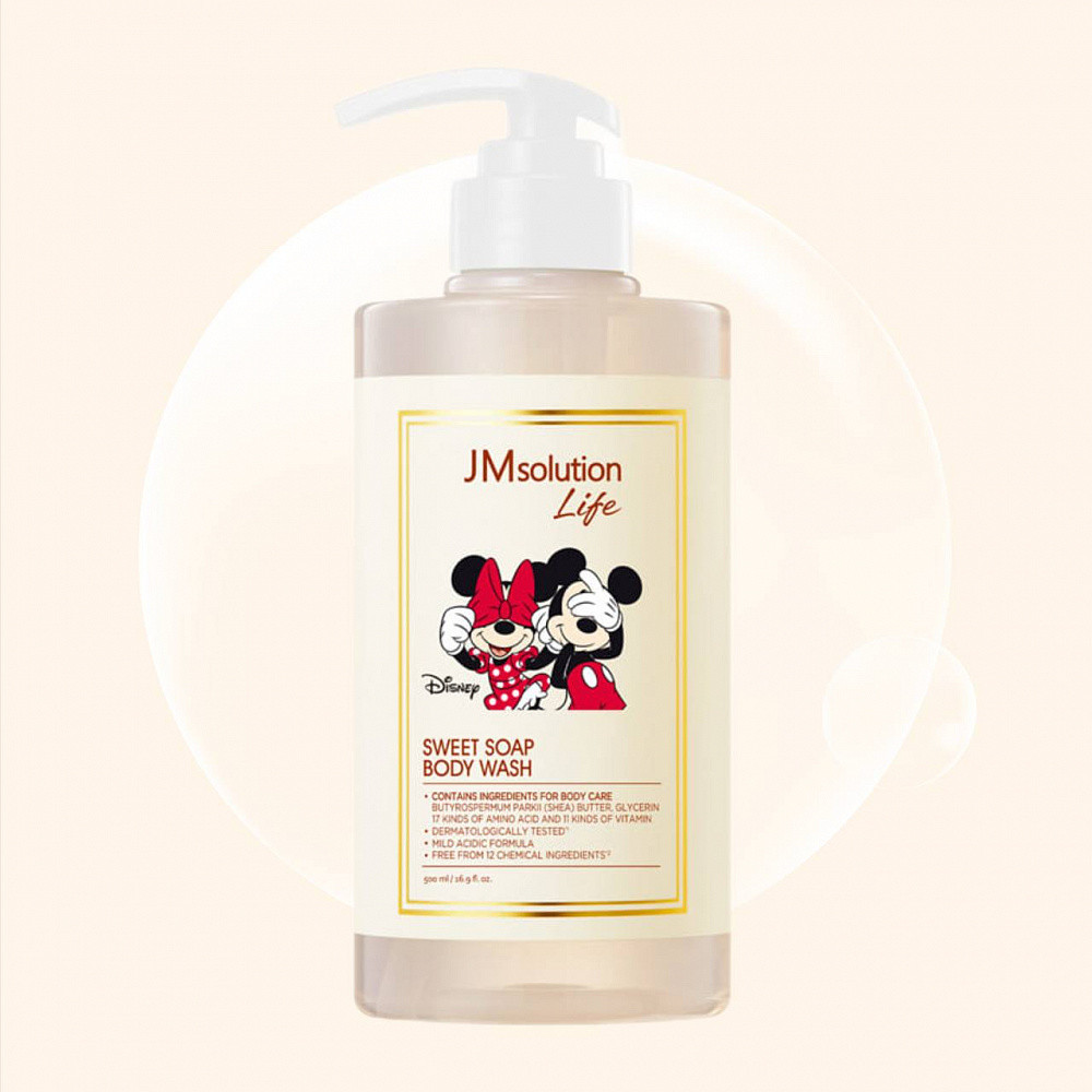 Гель для душу з ароматом мускусу та маку JMSolution Life Disney Sweet Soap 500 мл