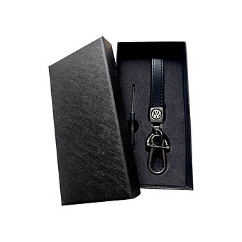 Брелок для автомобільних ключів Volkswagen, м'яка шкіра.