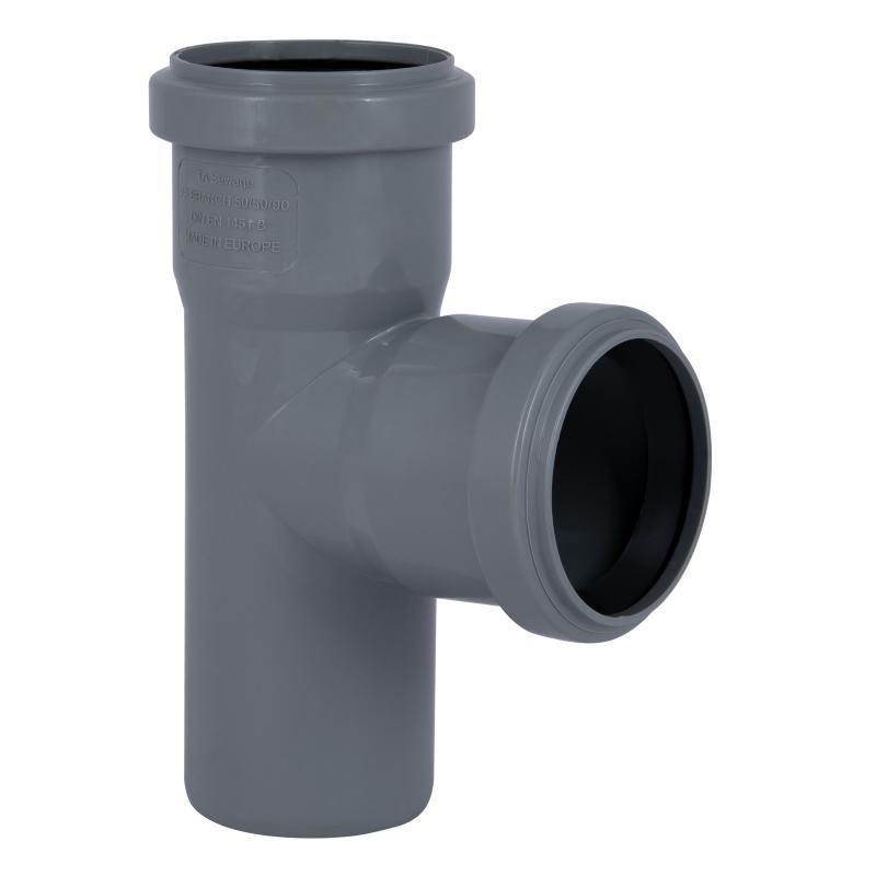 Трійник PPR каналізаційний TA Sewage 50, 90°, фото 1