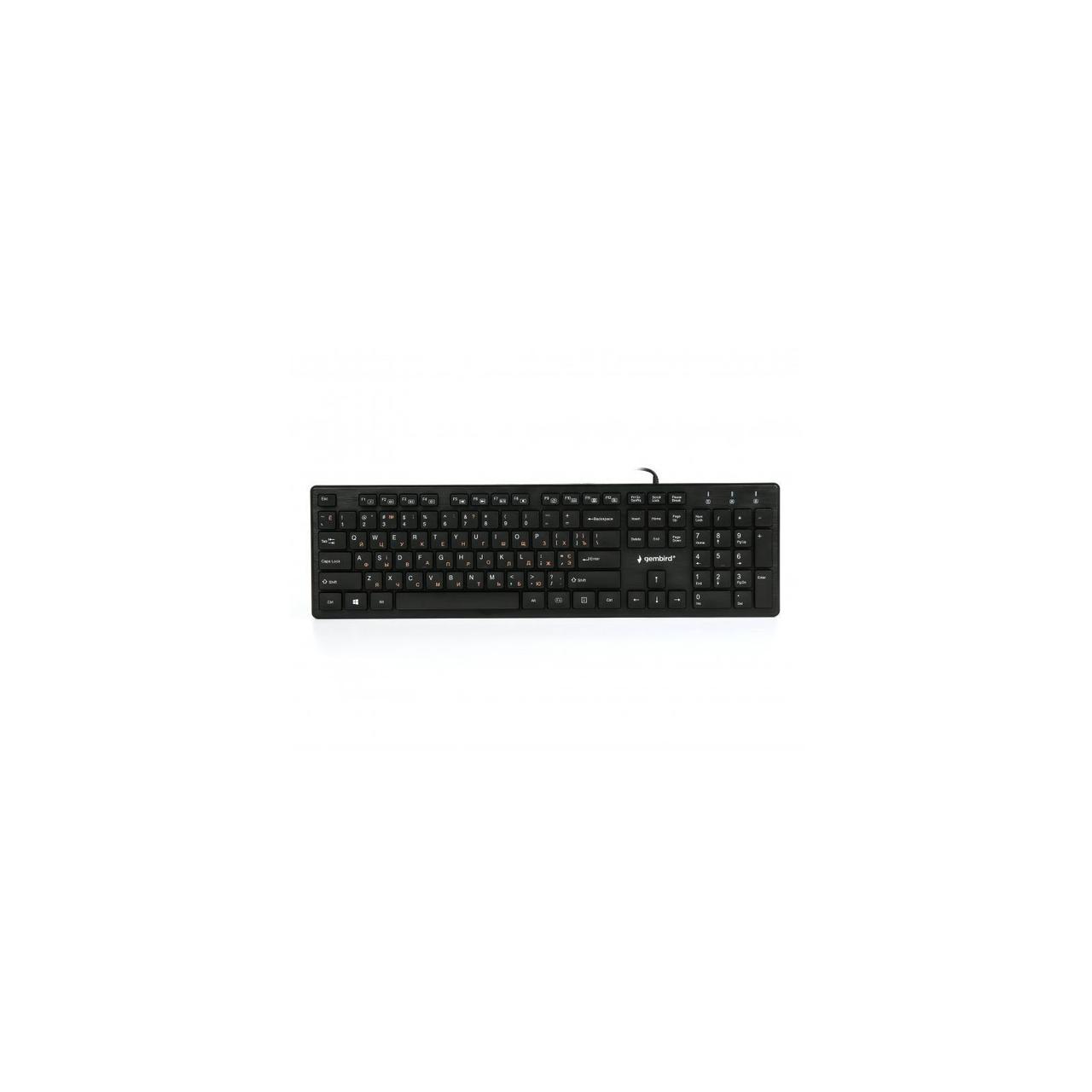 Клавіатура Gembird KB-MCH-03-UA Ukr Black