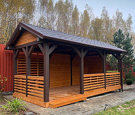 Альтанка преміум класа 6 на 4 м, розбірна