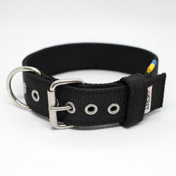 Нашийник нейлоновий для собак подвійний Блокпост 40-50 см