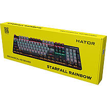Клавіатура Hator Starfall Rainbow Origin Blue (HTK-609-BGB), фото 5