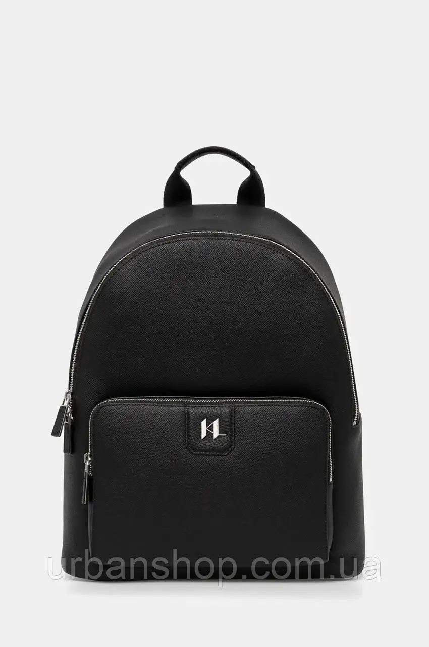 Urbanshop com ua Рюкзак Karl Lagerfeld K/MONOGRAM чоловічий колір чорний великий однотонний A1M30096 РОЗМІРИ