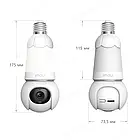 WiFi камера лампочка IMOU Bulb Cam 5MP, PTZ IPC-S6DP-5M0WEB-E27, фото 8