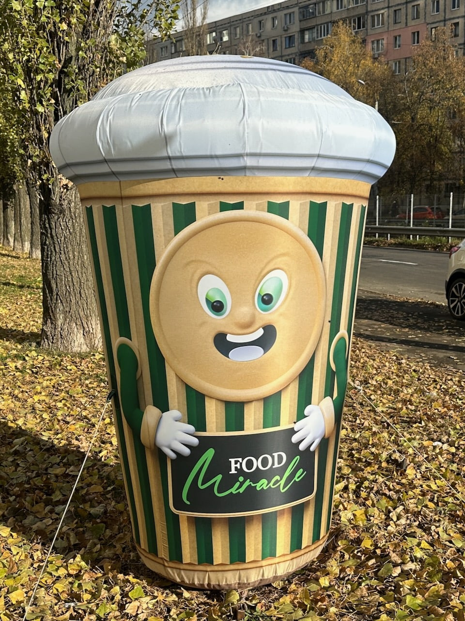 Надувна герметична фігура 2 м для вуличної реклами Рекламна конструкція з брендуванням