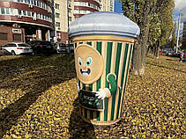 Надувна герметична фігура 2 м для вуличної реклами Рекламна конструкція з брендуванням, фото 4