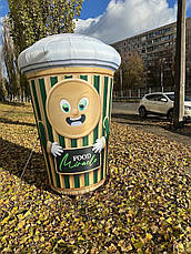 Надувна герметична фігура 2 м для вуличної реклами Рекламна конструкція з брендуванням, фото 2