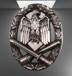 Сувенір нагрудний знак "За участь у загальних штурмових атаках". Німеччина (3 рейх)