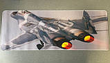 Килимок для миші з дизайном літака-винищувача , розмір 80/30, фото 2