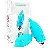 Вібратор для клітора Блакитний Дельфін кліторний вібромасажер XYZ Pocket Vibe Dolphin, фото 5