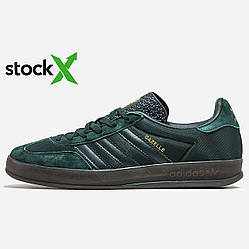 Кросівки 1010 Адідас Adidas Gazelle Indoor Green 36 топ якість чоловічі унісекс