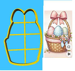 Пластикова вирубка "Великодня корзинка №2"