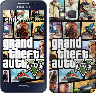 Чехол на Samsung Galaxy A3 A300H GTA 5. Collage "630c-72"