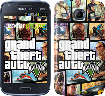 Чехол на Samsung Galaxy Core i8262 GTA 5. Collage "630c-88"