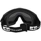 Окуляри тактичні JB Tacticals Antifog UV — Hawk black JB-GLS-0002-BLK, фото 3