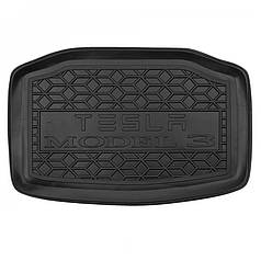 Автомобільний килимок Lesko для Tesla Model 3 2017-2022 задній (нижня ніша) у багажник