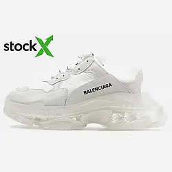 Кросівки 0160 Triple S “White”📦 36 топ якість чоловічі унісекс