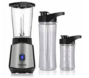 Блендер глечиковий Lehmann Smoofit 1 л 1200 Вт із двома пляшками 570 мл і 400 мл