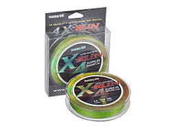 Шнур 0,148 мм 150 м плетень X-Run 4PE olive green арт.721-00-08 ТМ FISHING ROI