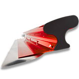 Професійний шпатель для механізованої шпаклівки Profter SU 100 red (100 см лезо 0.3+0.5 мм) алюмінієва ручка, фото 6