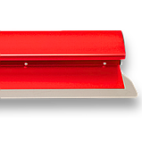 Професійний шпатель для механізованої шпаклівки Profter SU 100 red (100 см лезо 0.3+0.5 мм) алюмінієва ручка, фото 7