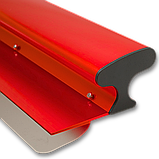 Професійний шпатель для механізованої шпаклівки Profter SU 100 red (100 см лезо 0.3+0.5 мм) алюмінієва ручка, фото 9