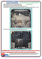 Захист двигуна + КПП на Volvo S40 [1.8, 1.6, 2.0] 2005-2012