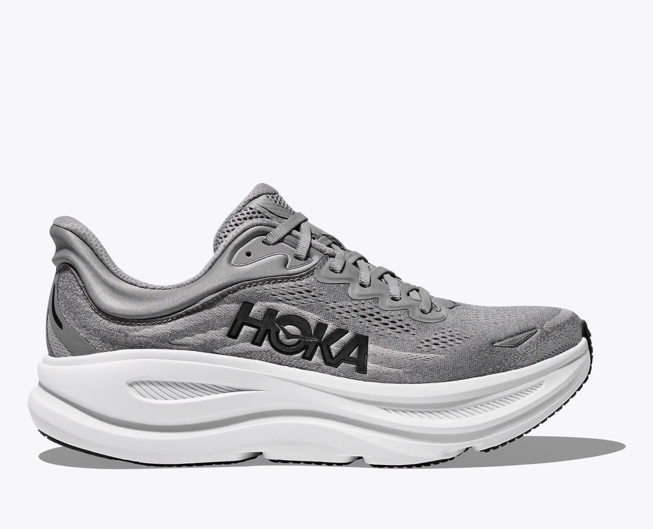 Кросівки для бігу чоловічі Hoka Bondi 9 1162011 galactic grey / stellar grey