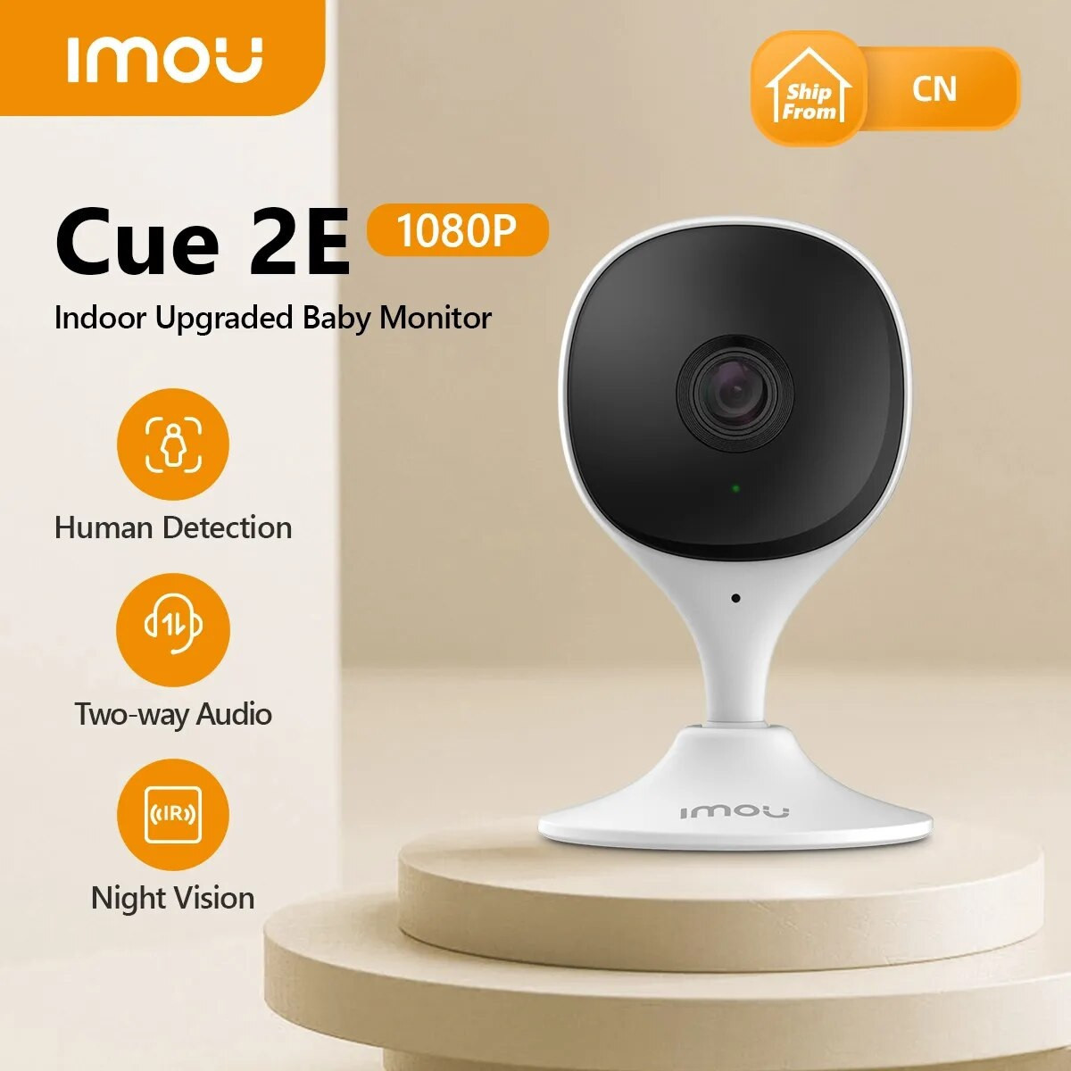 IP-камера 2мп Imou Cue 2E (IPC-C22SP) Wi-Fi Мікрофон Нічний режим