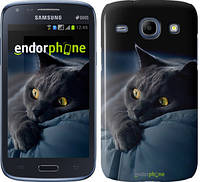 Чехол на Samsung Galaxy Core i8262 Дымчатый кот "825c-88"