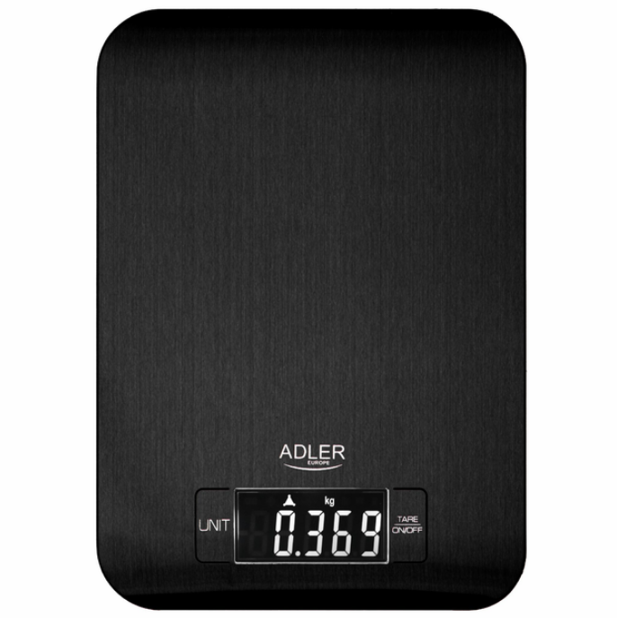 Кухонні ваги Adler AD 3183 black - 5kg, фото 1